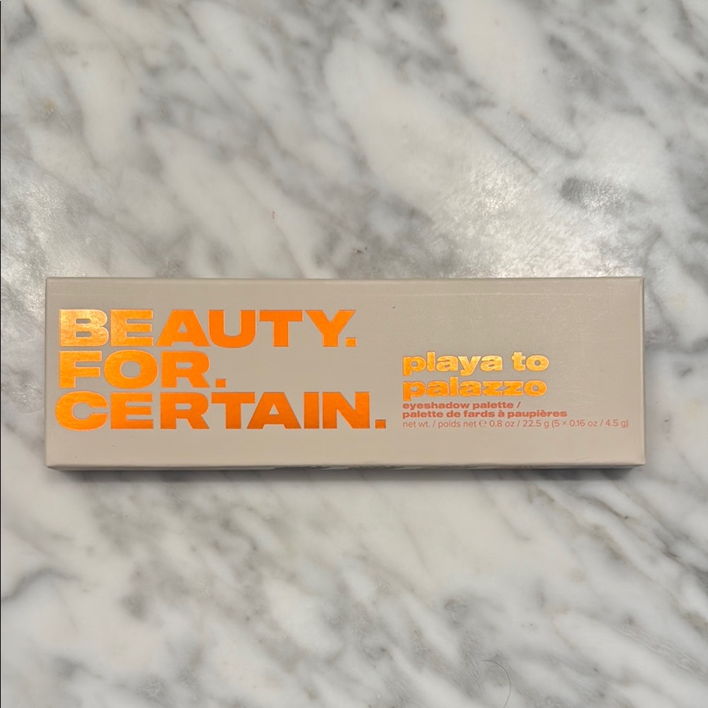 Playa to Palazzo Eyeshadow Palette by Beauty. For. Certain. - New